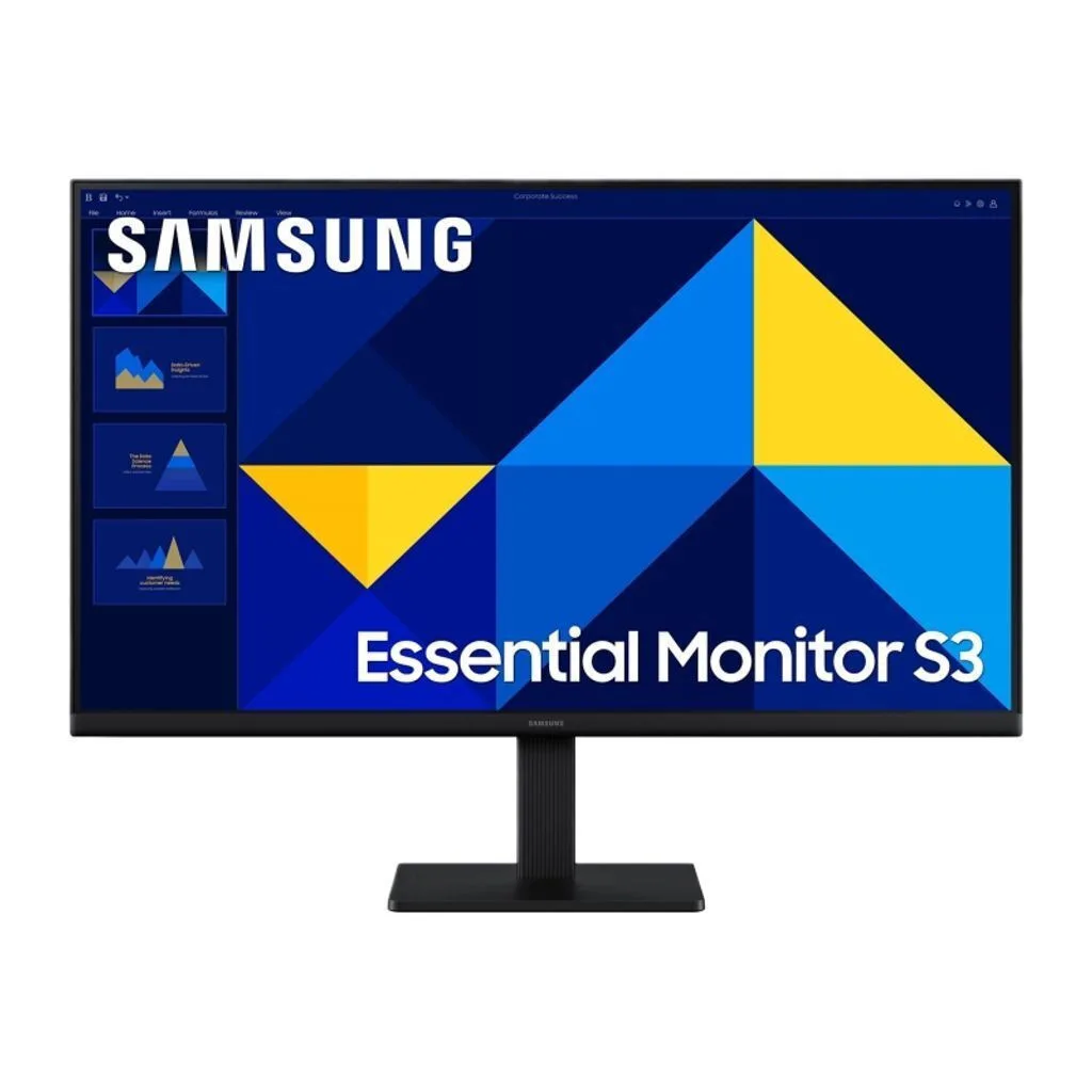 Samsung Essential S3 S30GD IPS Monitor 24" FHD 1920x1080 με Χρόνο Απόκρισης 5ms GTG - Image 1