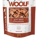 Woolf Snacks Soft Beef Chunkies Μπισκότο Σκύλου με Βοδινό 100gr