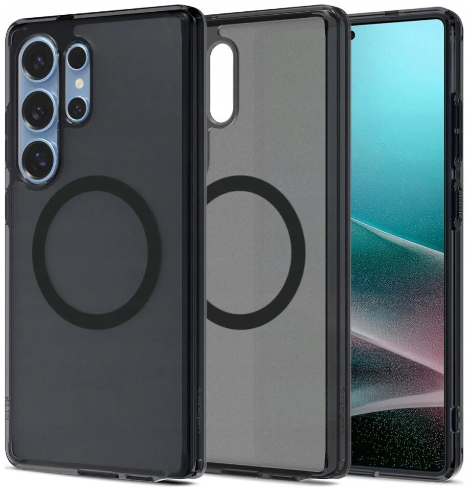 Spigen Ultra Hybrid Mag Back Cover Πλαστικό / Σιλικόνης 2mm Μαύρο (Galaxy S25 Ultra) ACS08960 - Image 1