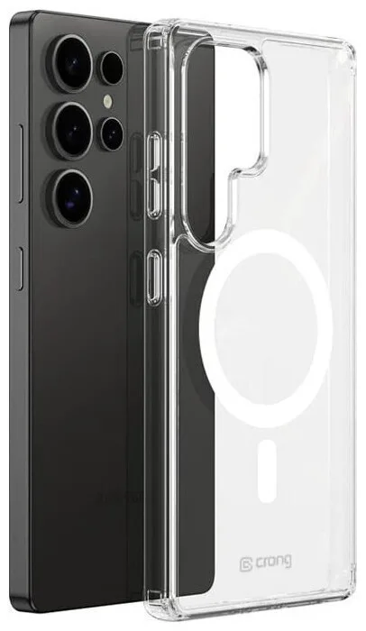 Crong Crystal Back Cover Πλαστικό / Σιλικόνης Διάφανο (Galaxy S25 Ultra) - Image 1