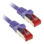 InLine S/FTP Cat.6 Καλώδιο Δικτύου Ethernet 3m Μωβ 1τμχ 76403P