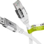 Goobay Regular USB 2.0 to micro USB Cable Λευκό 2m 74159 1τμχ
