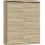 IGA 160 SON B KPL Δίφυλλη Ντουλάπα Συρόμενη Sonoma Oak 160x61x200cm IGA 160 SON B KPL