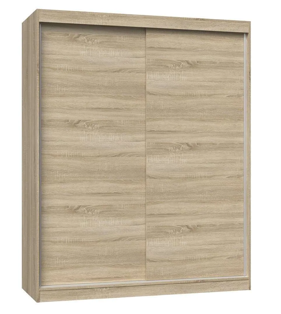 IGA 160 SON B KPL Δίφυλλη Ντουλάπα Συρόμενη Sonoma Oak 160x61x200cm IGA 160 SON B KPL - Image 1