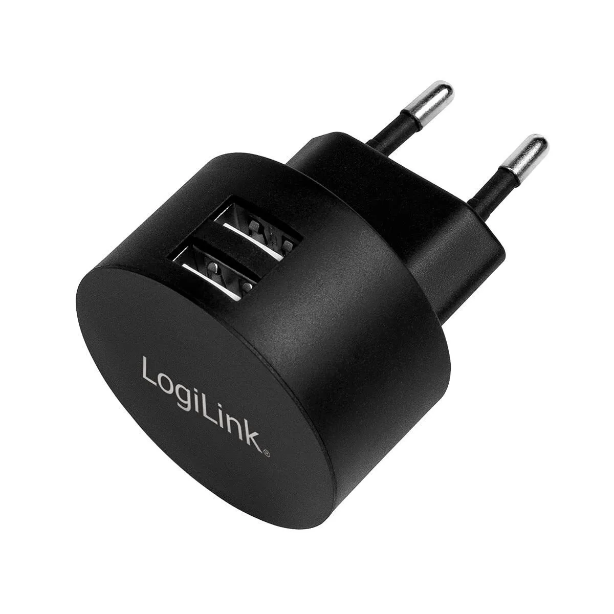 20250207165847_logilink_fortistis_choris_kalodio_me_2_thyres_usb_a_10_5w_mayros_pa0218 LogiLink Φορτιστής Χωρίς Καλώδιο με 2 Θύρες USB-A 10.5W Μαύρος (PA0218) - Image 1