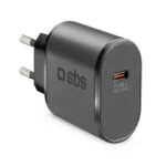 SBS Φορτιστής Χωρίς Καλώδιο με Θύρα USB-C 25W Power Delivery Μαύρος (TRR1CPD25)