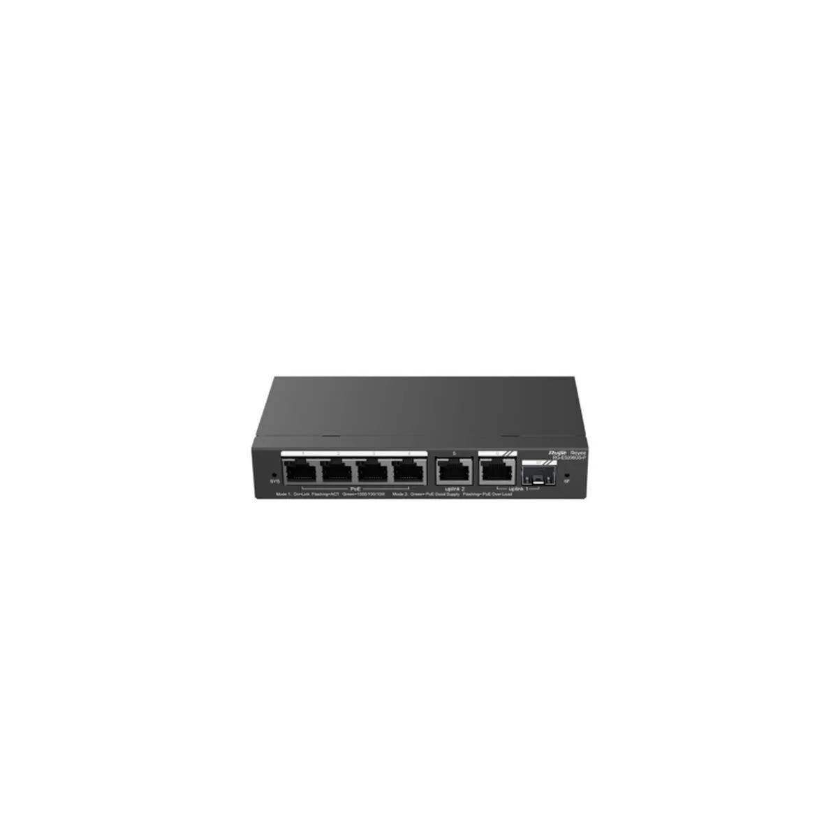 Ruijie RG-ES206GS-P Managed L2 PoE+ Switch με 6 Θύρες Gigabit (1Gbps) Ethernet - Image 1