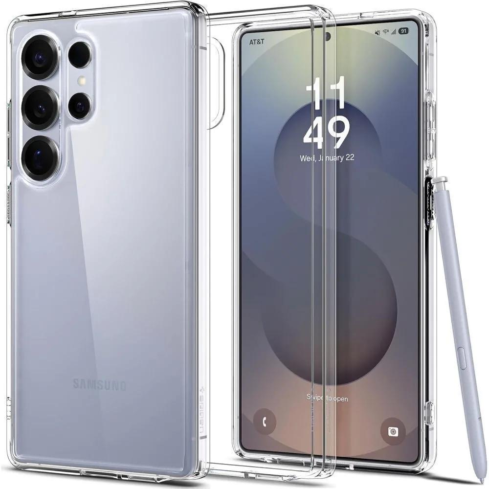 Spigen Ultra Hybrid Back Cover Πλαστικό / Σιλικόνης 1.2mm Διάφανο (Galaxy S25 Ultra) ACS08961 - Image 1