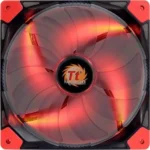 Thermaltake Luna 14 LED Case Fan 140mm με Κόκκινο Φωτισμό και Σύνδεση 3-Pin / 4-Pin Molex Κόκκινο