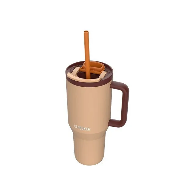20250211100800_kambukka_koupa_thermos_anoxeidoto_950ml_almond_dream_thermal_mug_telescopic_straw_me_kalamaki_11_08001 Kambukka Ποτήρι Θερμός Ανοξείδωτο 950ml Almond Dream Thermal Mug Telescopic Straw με Καλαμάκι 11-08001 - Image 1