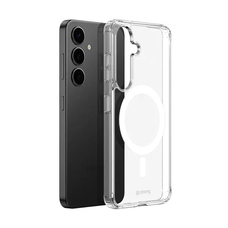 20250217094542_crong_back_cover_plastiko_silikonis_diafano_galaxy_s25 Crong Back Cover Πλαστικό / Σιλικόνης Διάφανο (Galaxy S25+) - Image 1