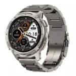 MaxCom FW110 Titan Chronos Titanium Smartwatch με SIM και Παλμογράφο (Ασημί)