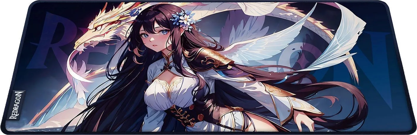 Redragon P046 L Gaming Mouse Pad XXL (900mm) με Στήριξη Καρπού Anime Blue - Image 1