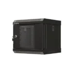 Lanberg Επιτοίχια Καμπίνα Rack 4U Μαύρο WF11-3304-10B