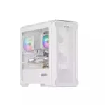 Genesis Irid 503 Gaming Micro Tower Κουτί Υπολογιστή με Πλαϊνό Παράθυρο Λευκό