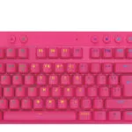 Logitech Pro X TKL Rapid Gaming Πληκτρολόγιο Tenkeyless με GX Red διακόπτες και RGB φωτισμό (Αγγλικό US) Magenta