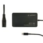Gembird USB-C Universal Φορτιστής Laptop 65W 5V 5.6A με Αντάπτορα Τροφοδοσίας (NPA-AC-PDQC65-01)