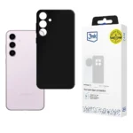 3MK Matt Back Cover Σιλικόνης 1.8mm Μαύρο (Galaxy S24)