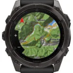 Garmin Fenix 8 Stainless Steel 51mm Αδιάβροχο Smartwatch με Παλμογράφο (Sapphire, Carbon Grey Dlc With Black/Pebble Grey Silicone Band)