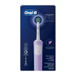 Oral-B Vitality Pro Protect X Clean Ηλεκτρική Οδοντόβουρτσα με Αισθητήρα Πίεσης Λιλά