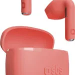 SBS GO Pods Earbud Bluetooth Handsfree Ακουστικά με Θήκη Φόρτισης Κόκκινα