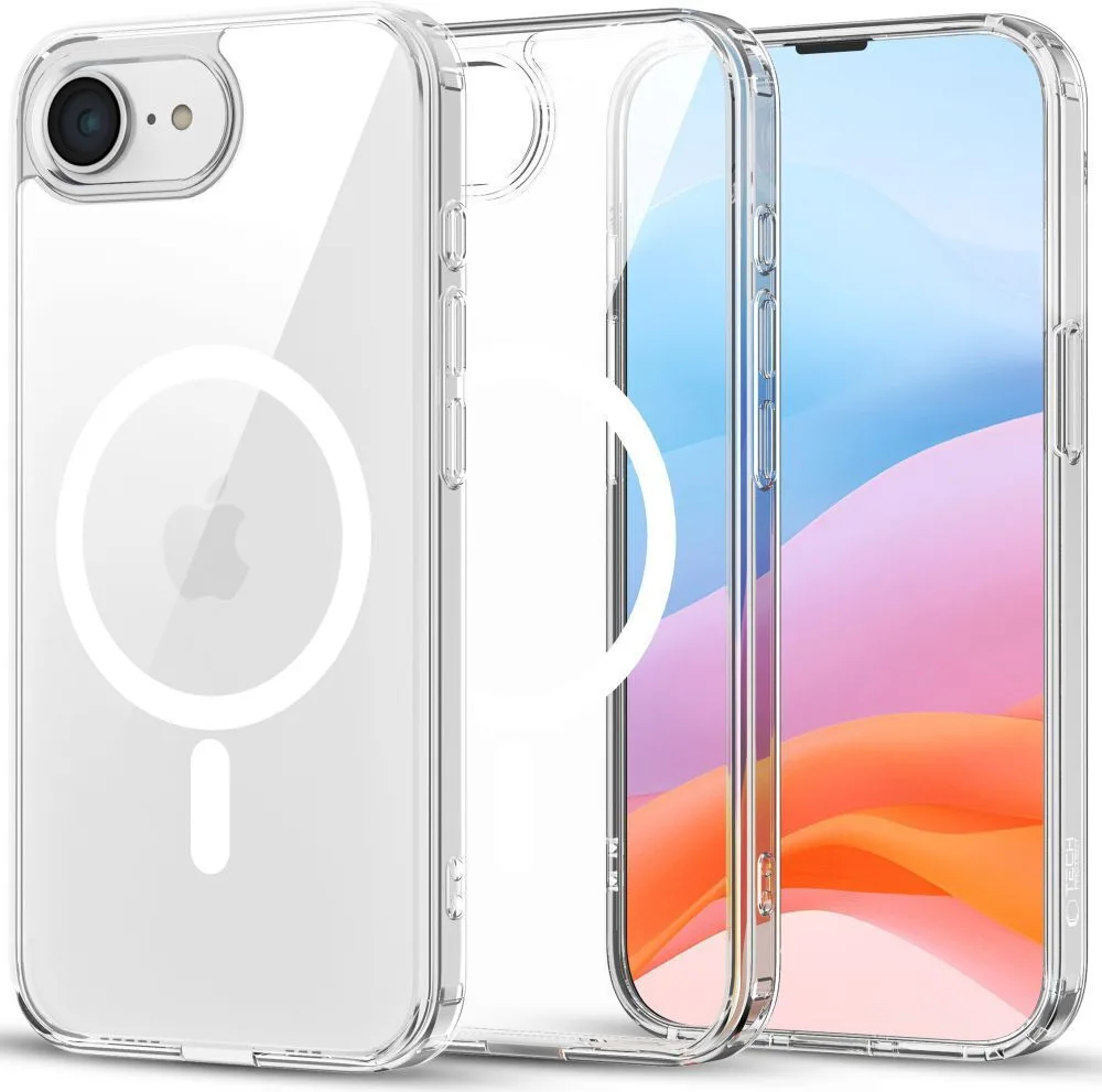 Tech-Protect Flexair Hybrid Back Cover Δερματίνης / Σιλικόνης Διάφανο (iPhone 17e / 16e) - Image 1