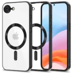 Tech-Protect Magflex Back Cover Σιλικόνης Διάφανο / Μαύρο (iPhone 17e / 16e)