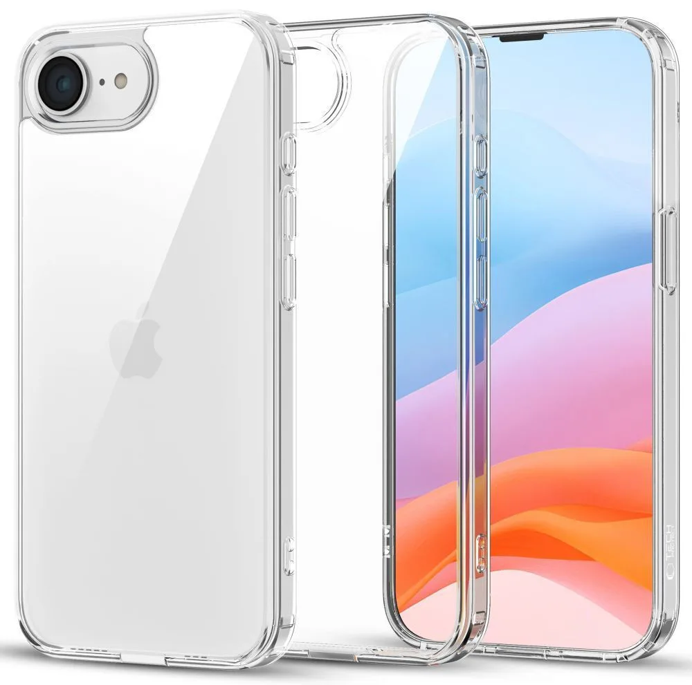 20250219095404_tech_protect_flexair_hybrid_back_cover_diafano_iphone_se_4 Tech-Protect Flexair Hybrid Back Cover Σιλικόνης 0.3mm Διάφανο (iPhone 17e / 16e) - Image 1