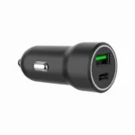 Gembird Φορτιστής Αυτοκινήτου 20W με Θύρες: 2xUSB 1xType-C Μαύρος TA-UC-A2PDQC20-CAR-01