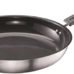 Fiskars Τηγάνι από Ανοξείδωτο Ατσάλι Με Καπάκι με Αντικολλητική Επίστρωση 28cm 1072312