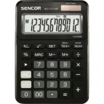 Sencor SEC 372T/BK Αριθμομηχανή 12 Ψηφίων σε Γκρι Χρώμα 45009800
