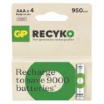 Genius Pack Επαναφορτιζόμενες Μπαταρίες AAA Ni-MH 950mAh 1.2V 4τμχ
