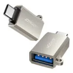 Joyroom S-H151 Μετατροπέας USB-C male σε USB-A male Ασημί 1τμχ