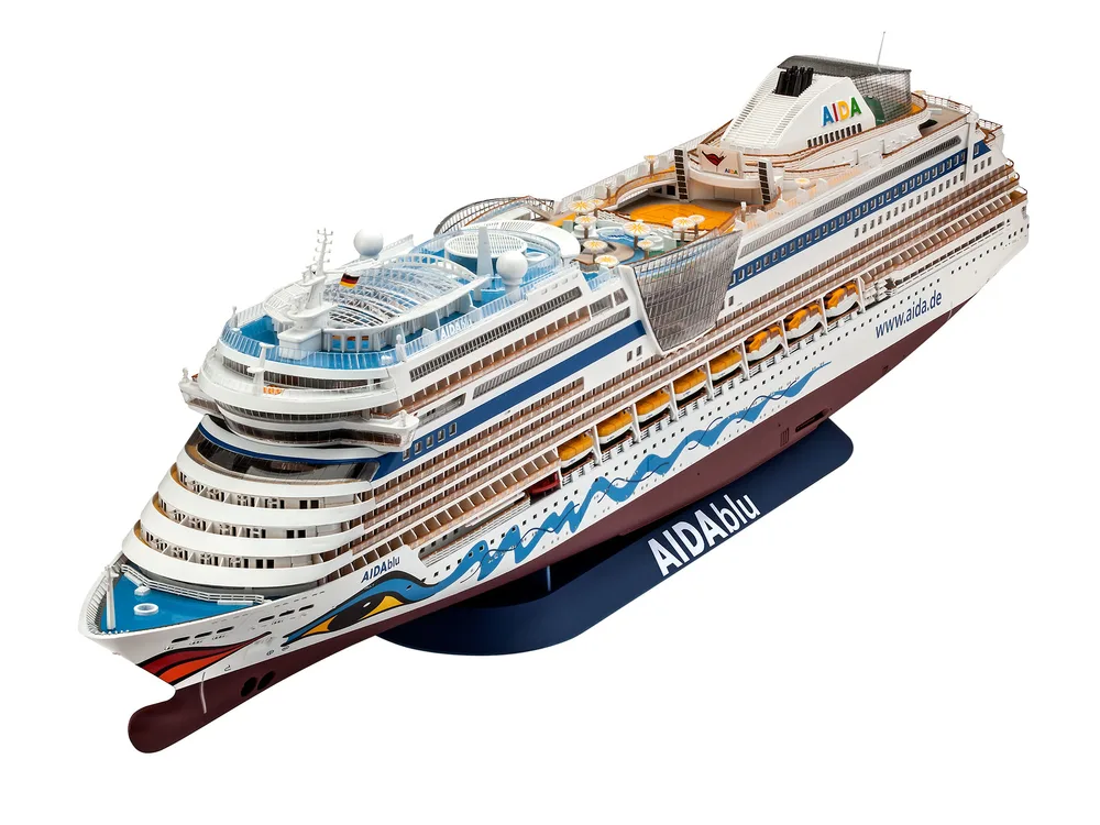 Revell Cruiser Ship Aida Φιγούρα Μοντελισμού Πλοίο σε Κλίμακα 1:400 05230 - Image 1