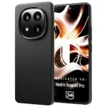 3MK Matt Back Cover Σιλικόνης Μαύρο (Redmi Note 14 Pro 4G)
