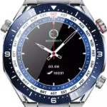 FitGo Ecowatch 1 51mm με Παλμογράφο (Μπλε)