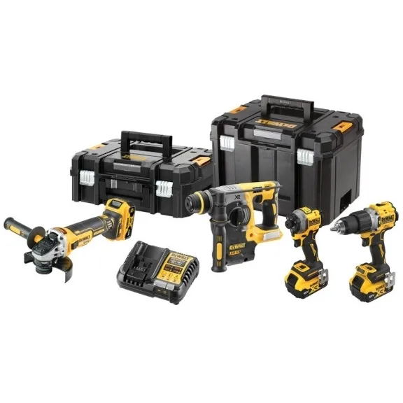 20250226131535_dewalt_dck429p3t_set_goniakos_trochos_drapanokatsavido_katsavidi_skaptiko_18v_me_3_mpataries_5ah_kai_thiki DEWALT DCK429P3T Σετ Γωνιακός Τροχός, Δραπανοκατσάβιδο, Κατσαβίδι & Σκαπτικό 18V με 3 Μπαταρίες 5Ah και Θήκη - Image 1