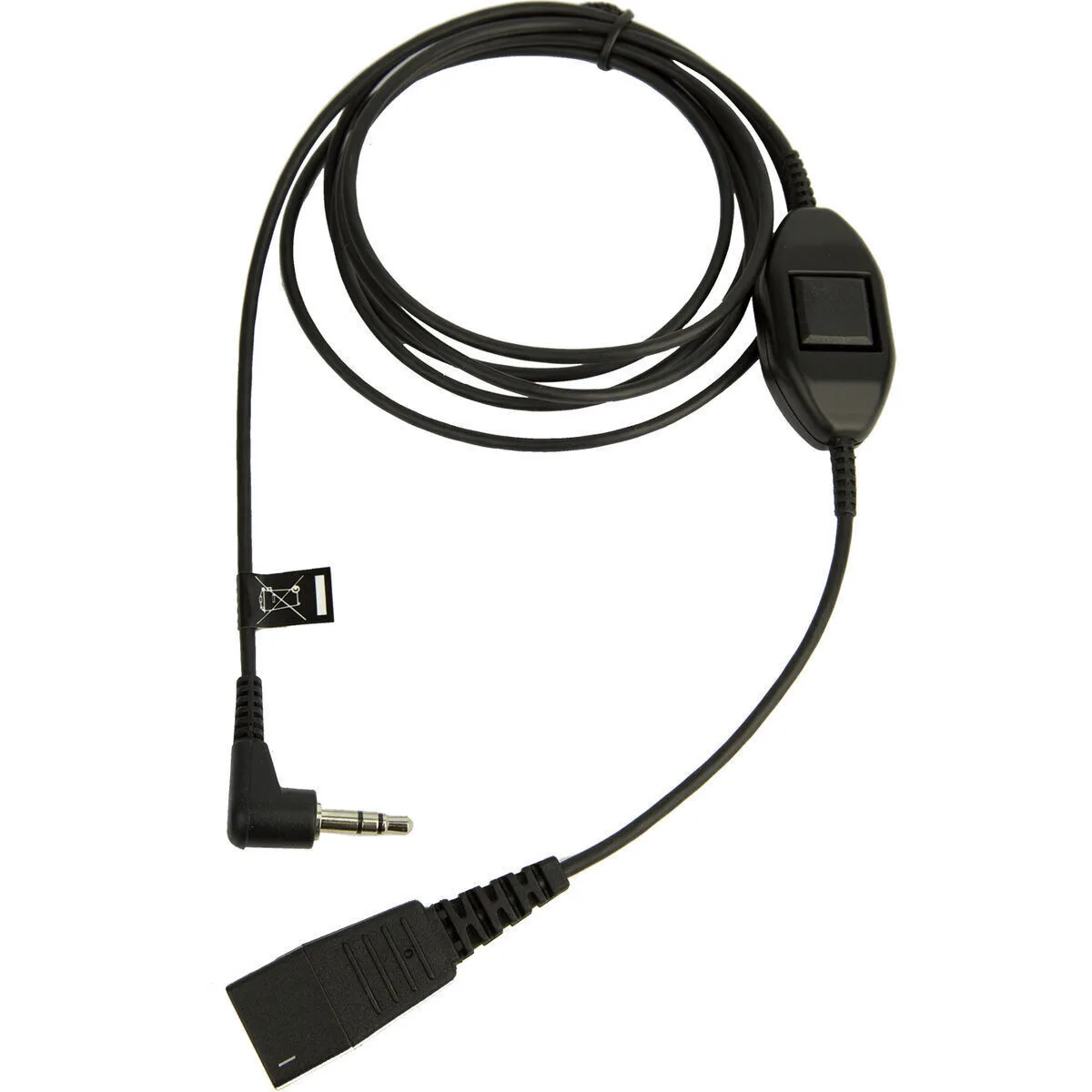 Jabra Καλώδιο Quick Disconnect (QD) to 3.5 mm 0,5m (8735-019) - Image 1