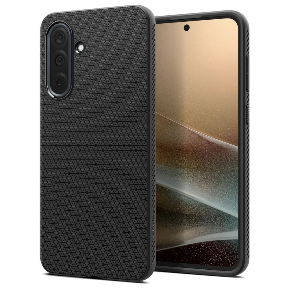 Spigen Liquid Air Back Cover Σιλικόνης 0.3mm Matte Black (Galaxy A36) ACS09199 - Image 1