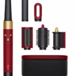 Dyson HS08 Airwrap i.d. Straight + Wavy Ηλεκτρική Βούρτσα με Αέρα για Ίσιωμα και Μπούκλες 1300W Red Velvet/Gold 596926-01
