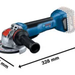 Bosch GWX 18V-10 P Professional Τροχός 125mm Μπαταρίας Brushless 18V Solo