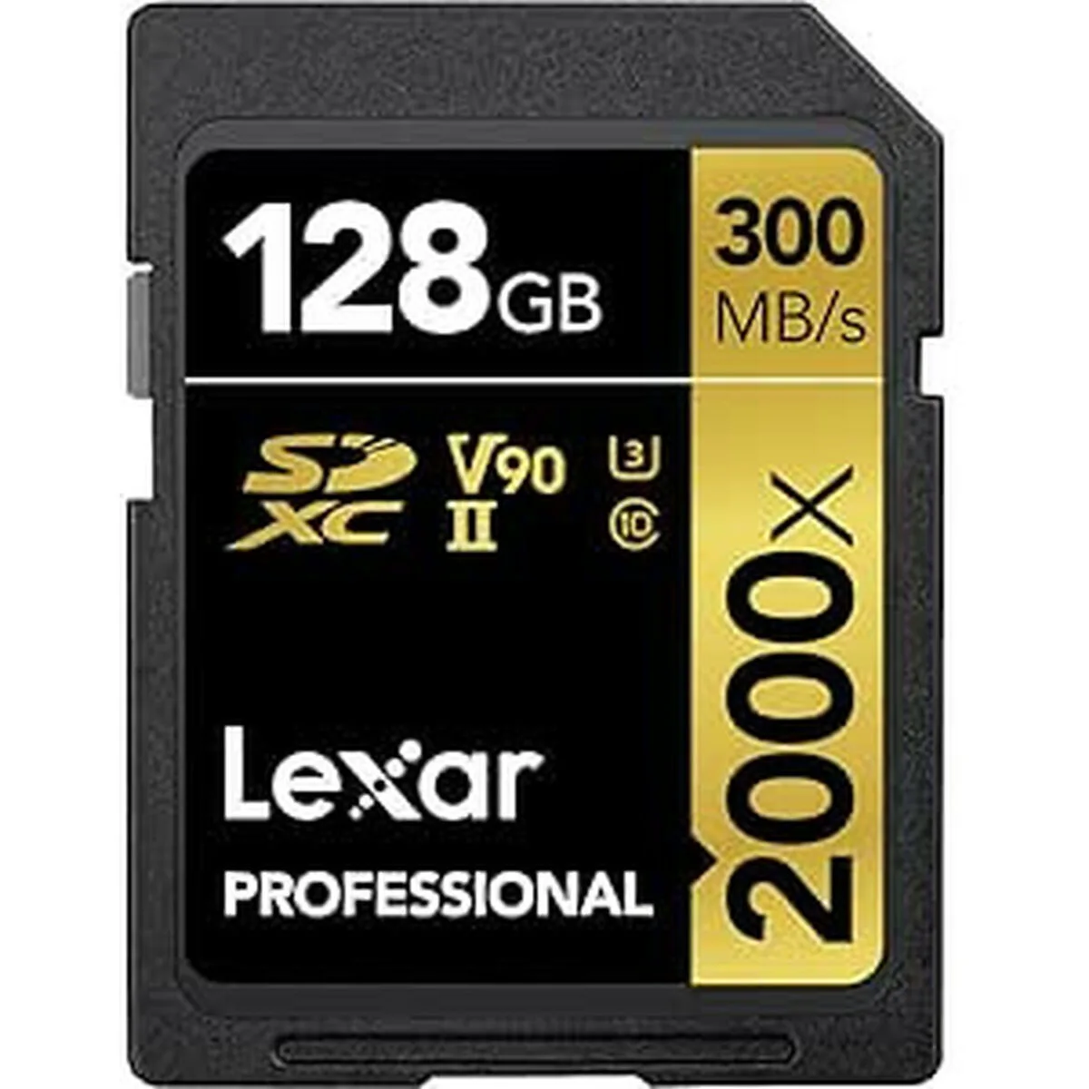 Lexar Professional 2000X SDXC 128GB Class 10 U3 V90 UHS-II - Image 1