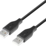 TB Touch USB 2.0 Cable USB-A male - USB-A male Μαύρο 1.8m (AKTBXKU1PAAW18B)