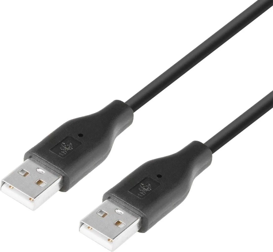 TB Touch USB 2.0 Cable USB-A male - USB-A male Μαύρο 1.8m (AKTBXKU1PAAW18B) - Image 1