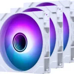 Phanteks M25G2-140 Case Fan με ARGB Φωτισμό και Σύνδεση 6-Pin 3τμχ Λευκό