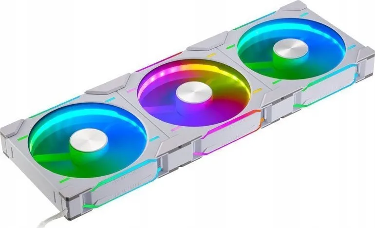Phanteks PH-F140D30 Case Fan με RGB Φωτισμό και Σύνδεση 4-Pin PWM 3τμχ Λευκό - Image 1