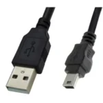 USB 2.0 Cable USB-A male - USB-A male / micro USB-A male Μαύρο 3m GM-36403