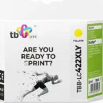 TB Print Συμβατό Μελάνι Εκτυπωτή InkJet Brother LC422XLY Κίτρινο 1τμχ TBB-LC422XLY