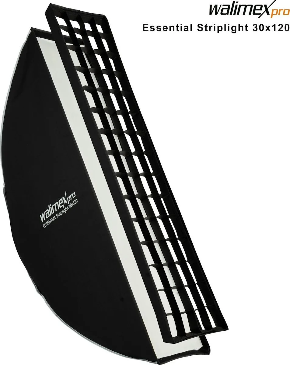 20250311151818_walimex_walimex_pro_softbox_essential_striplight_30x120 Walimex Walimex Pro Softbox Essential Striplight 30x120 - Image 1