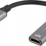 Προσαρμογέας Καλωδίου Lanberg Displayport M > Hdmi F 8k Καλώδιο 20cm Ασημί